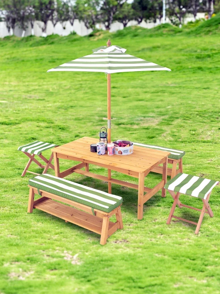 

Children's accompanying tables and chairs, handmade games, early childhood education, outdoor folding chairs, sunshade furniture