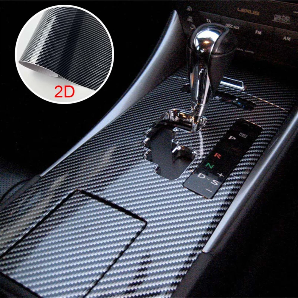 2D 3D 4D 5D 6D Glossy Carbon Fiber Vinyl Car Wrap Film Sheet For Car Sticker Laptop Skin Motorcycle Wrapping