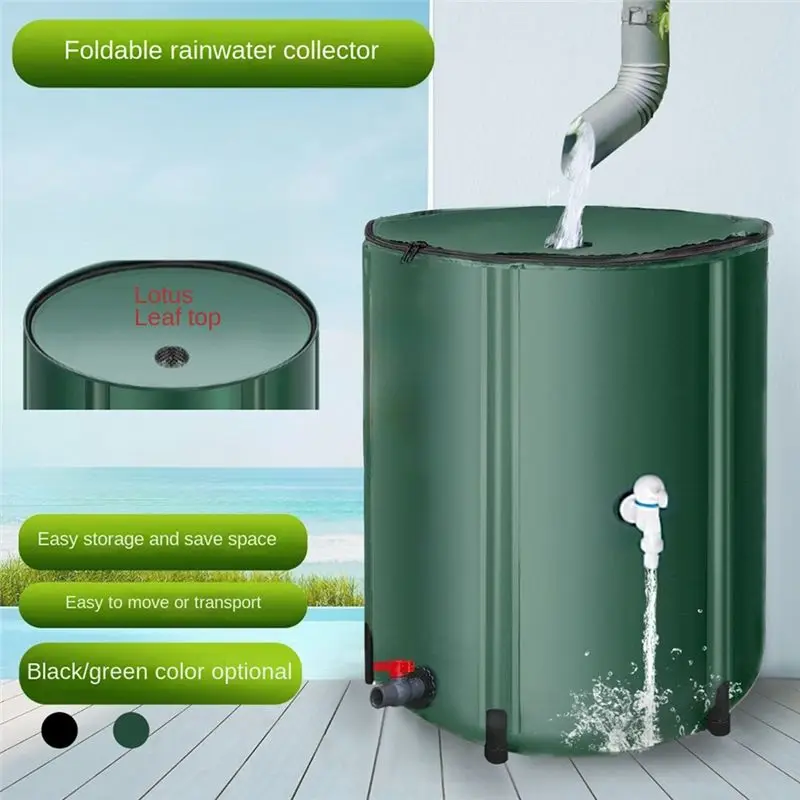 BHBD-Rainwater Recycling Water Storage Tank Garden Irrigation Bucket Collection Container Garden Water Storage Barrel
