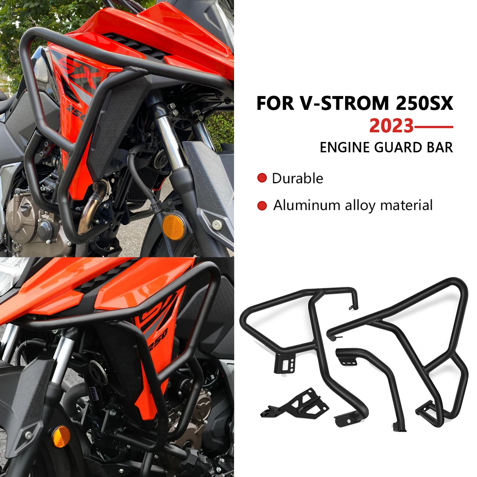 

Аксессуары для мотоциклов, верхняя нижняя защита двигателя, защита рамы, бампер V-STROM250SX 2025 V Strom 250 SX 2024 2023
