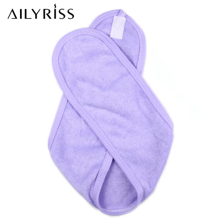 3pcs Eyelashes Extension Spa Face Headband Make Up Wrap Head Terry Cloth Hairband Stretch Towel with Magic Tape