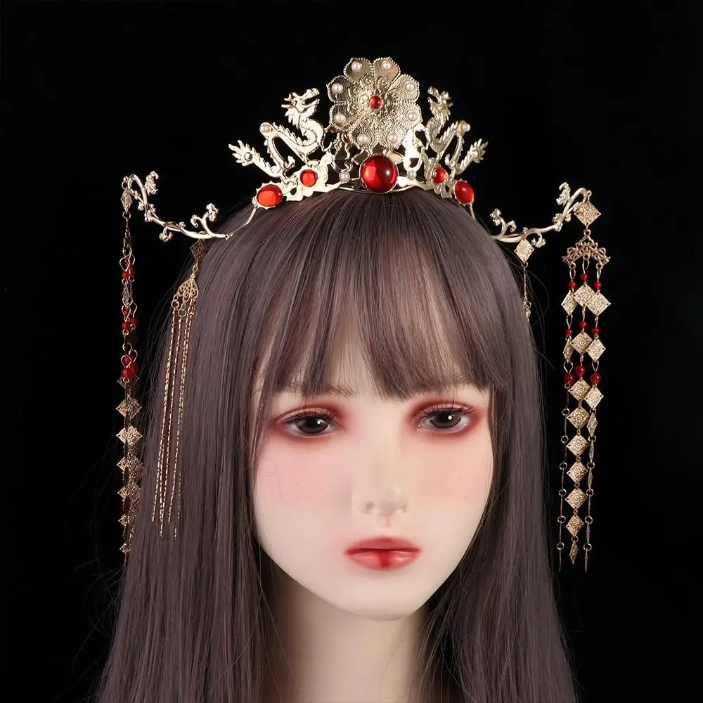 

Step Shake Flower Ancient Style Costume Props Hair Disk Tassel Hairpins Women Hair Fork Hanfu Hair Sticks Hair Accessories