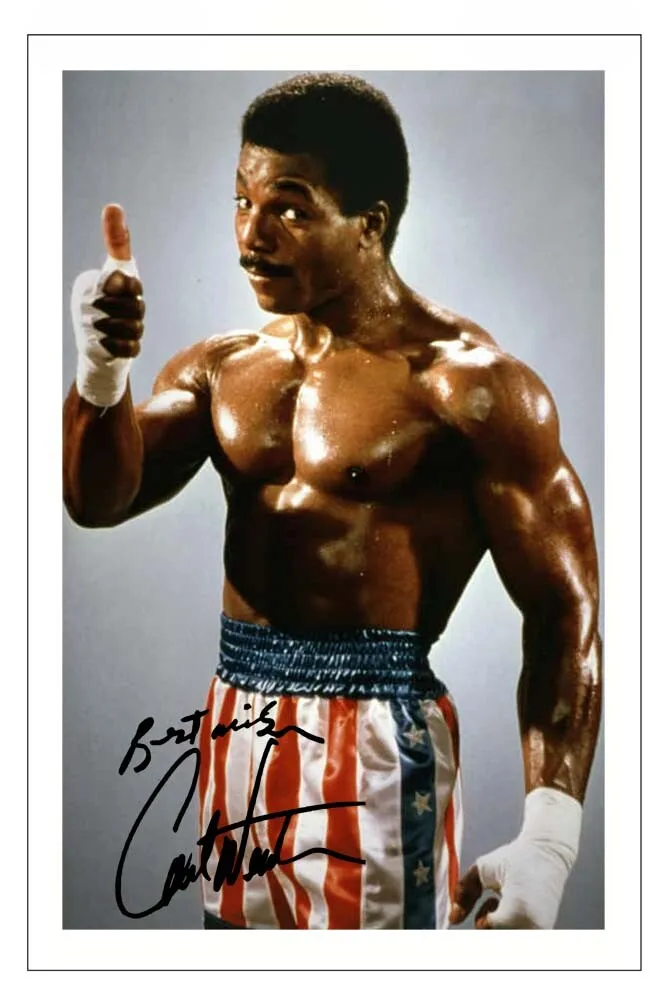 CARL WEATHERS Signed Autograph PHOTO Fan Gift Print Posters Wall Art Rome Decoration