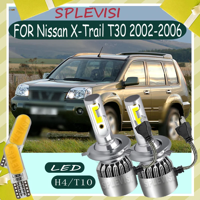 Stable Performance Uniform and Bright Illumination Long Life H4 LED headlight For Nissan X-Trail T30 2002 2003 2004 2005 2006