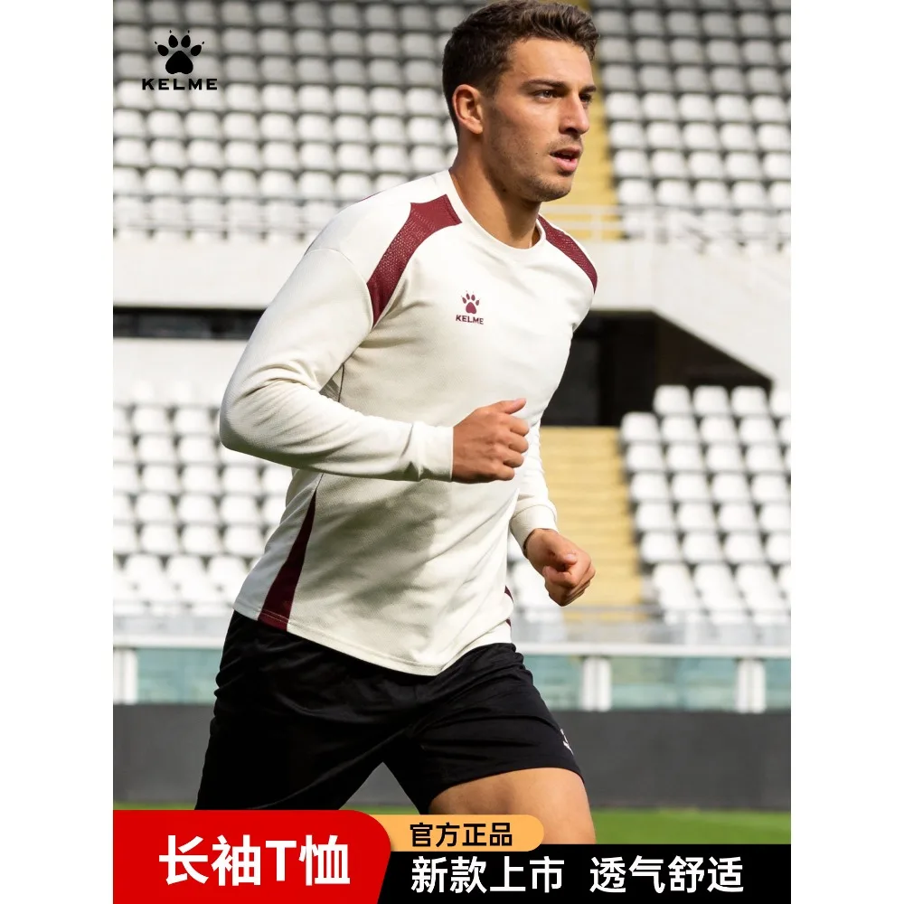 KELME Long-Sleeve Stretchy, Sweat-wicking Fit for Both Court and Gym – Long-sleeve Training WearQuick-drying and Sweat-wicking,