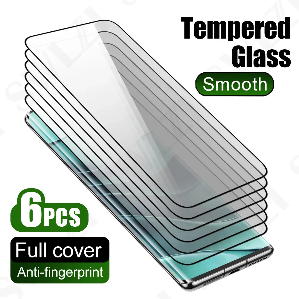 

6Pcs Glass Smartphone Protective Film For Redmi Note 14 4G Phone Screen Protector 13R Pro 12 Turbo 12T Pro Tempered Glass 14R 13