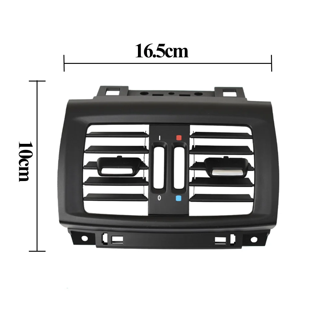 Car Fresh Rear Air Conditioner Ac Vent Outlet Grille Panel Cover Replacement For BMW X3 X4 F25 F26 2010-2016 64229200888