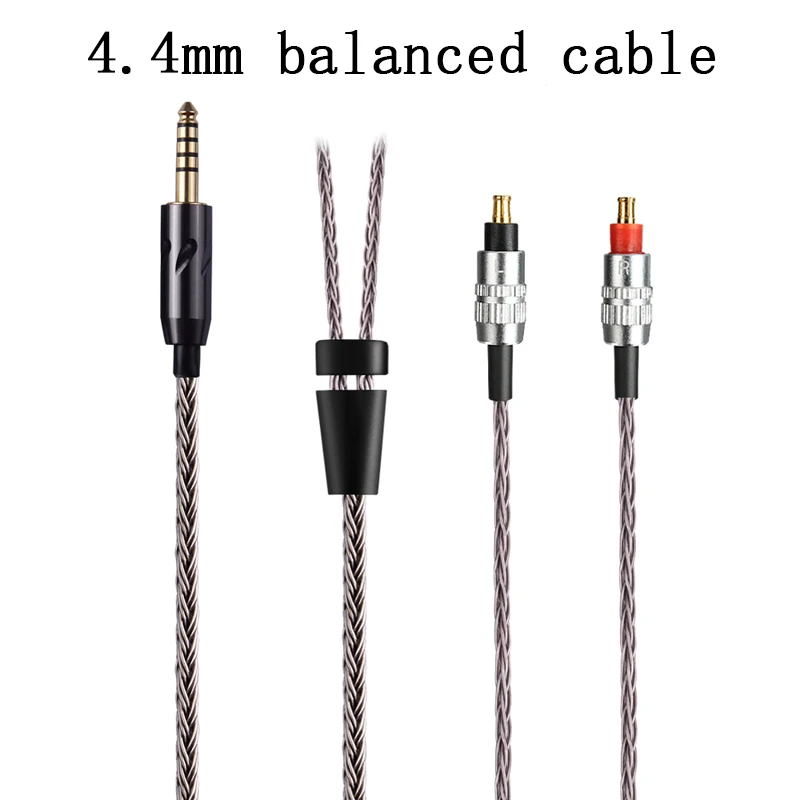 

For Audio Technica ATH-ESW950 ESW990H ES770H ESW750 SR9bt MSR7B AP2000Ti Earphone Replaceable 16 Core 4.4mm 2.5mm Balanced Cable