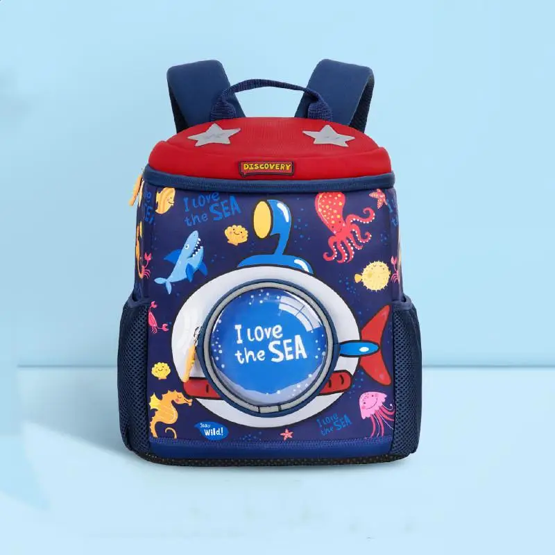 KOCOLanka E-Mini Sac à Dos Étanche en Néoprène pour Enfant, Cartable d'École pour Garçon et Fille, 3mm