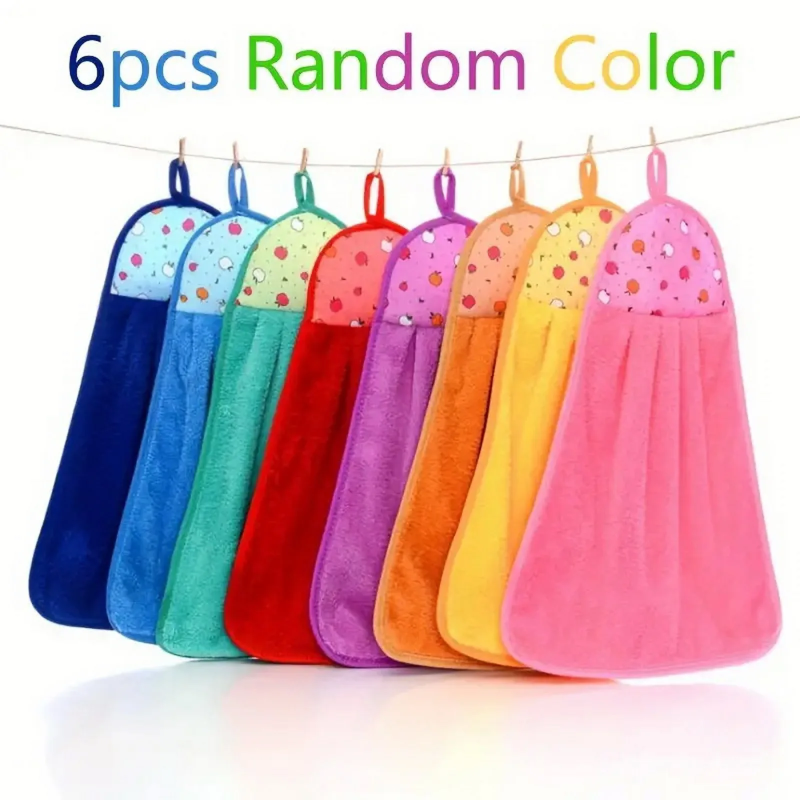Colorful Dish Towels - High-Absorbent Multipurpose Household Cleaning Cloths Durable Kitchen & Home Pads