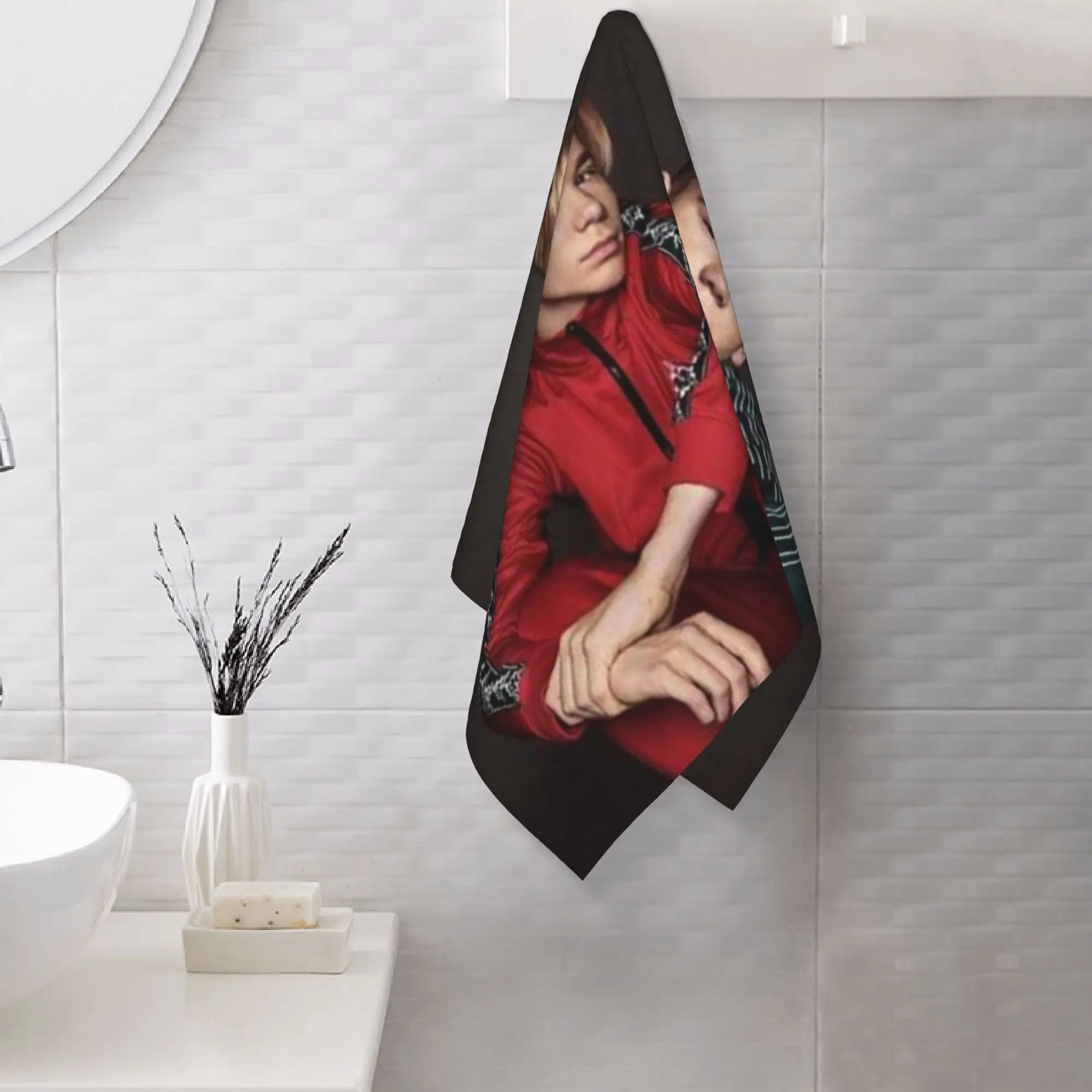 Custom Marcus And Martinus Sweden Norway Eurovision Soft Face Towel Quick Dry Pool Bath Cotton Towels Breathable
