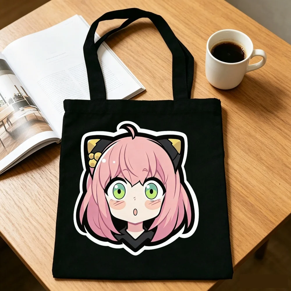 Spy x Family tote bag totebag shopper canvas  reusable einkaufstasche femme