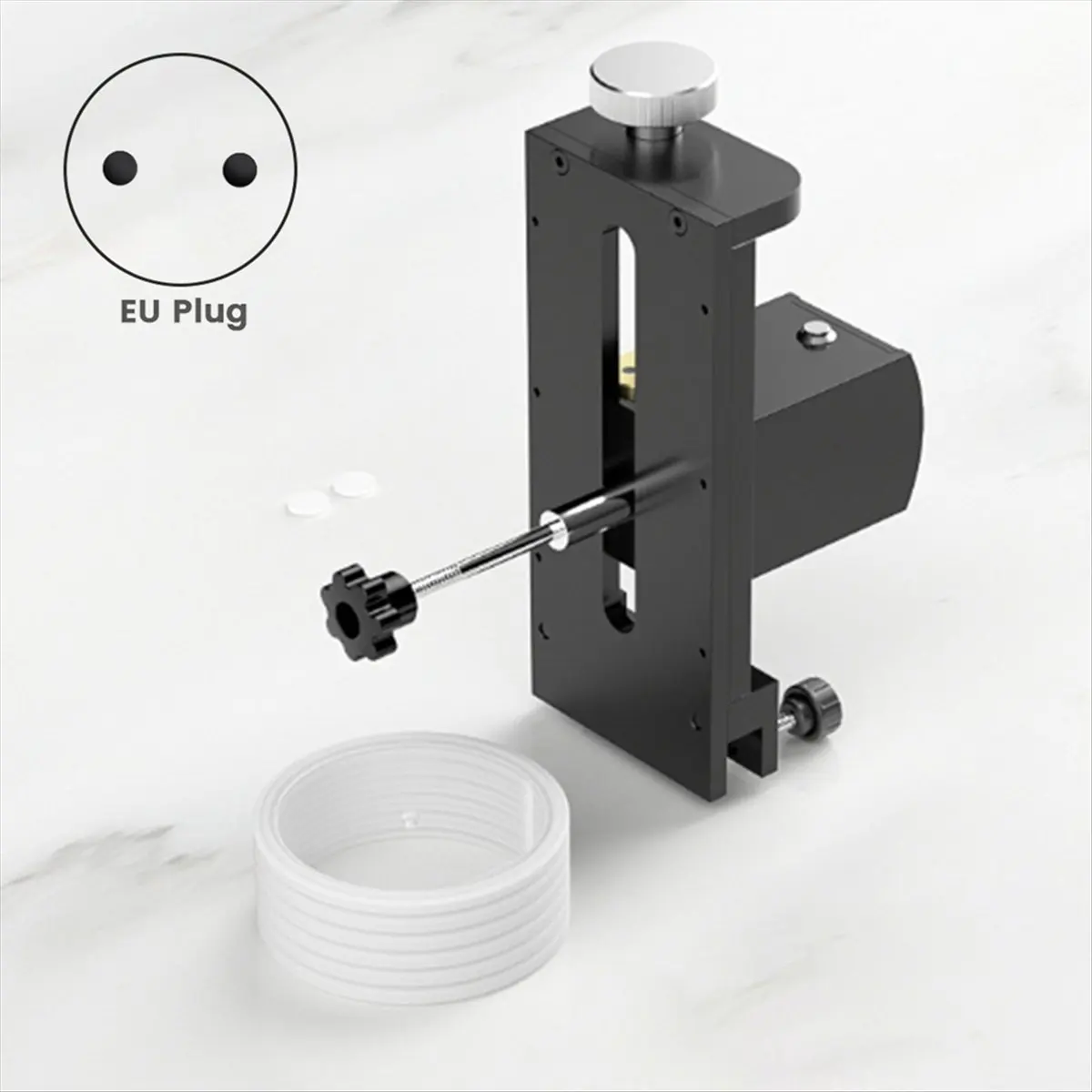 A14G Ultrasonic Vinyl Rotating Cleaner Bracket Record Rotat Bracket 2 RPM for More Than 6L Ultrasonic Cleaner EU Plug