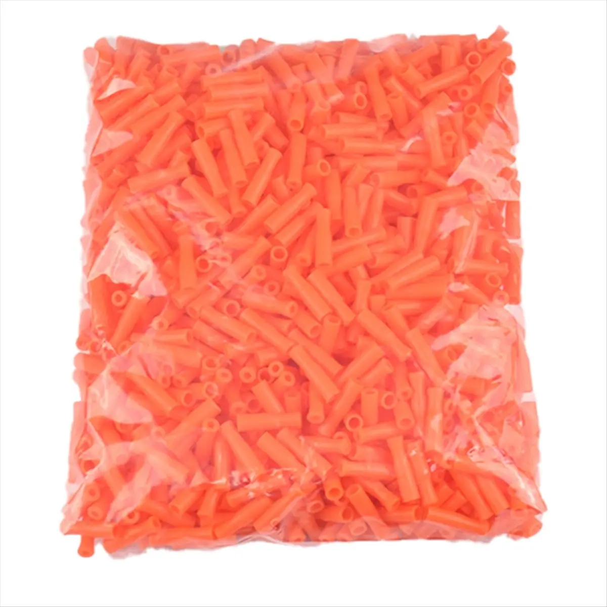 ~！【Best Seller】Silicone Nozzle, Stainless Steel Straw Protective Cover, Food Grade Inner Diameter 6MM Straw Cover Nozzle Orange