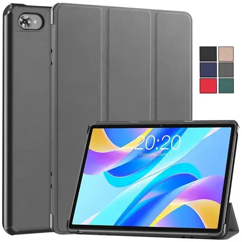 Funda Teclast M40 Plus P30s P40HD 케이스 플립 스탠드 용 자동 웨이크 업/슬립 Teclast M40 Plus P30s 용 스마트 폴리오 태블릿