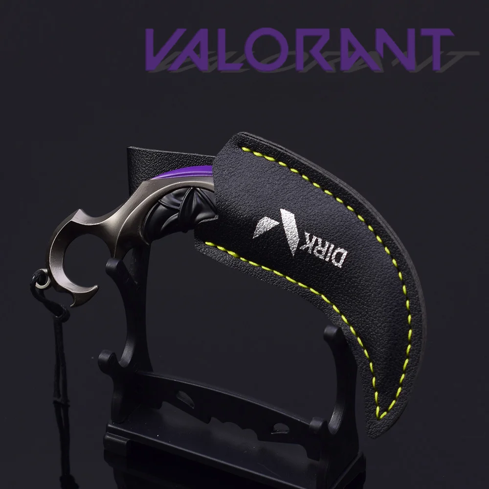 Valorant Weapon Meele Reaver 2.0 Karambit Melee New 12cm Game Peripheral Metal Mini Uncut Blade Weapon Model Gifts Toys for Boys