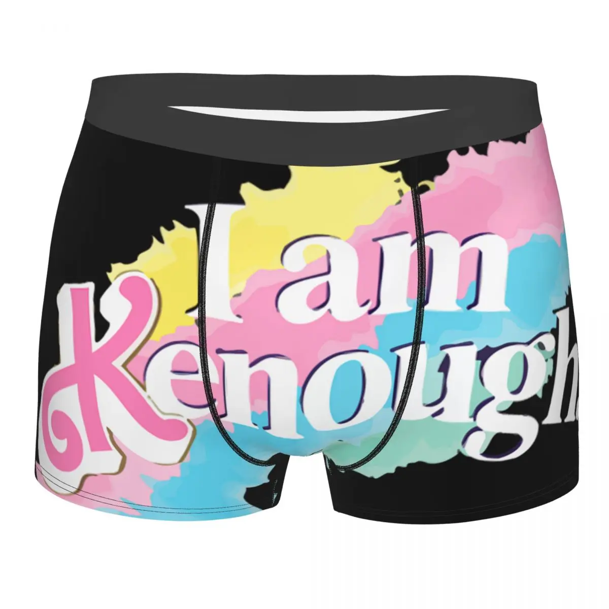 I Am Kenough Rainbow Ryan Gosling Underwear Men Sexy Print Customized Boxer Shorts Panties Briefs Soft Underpants