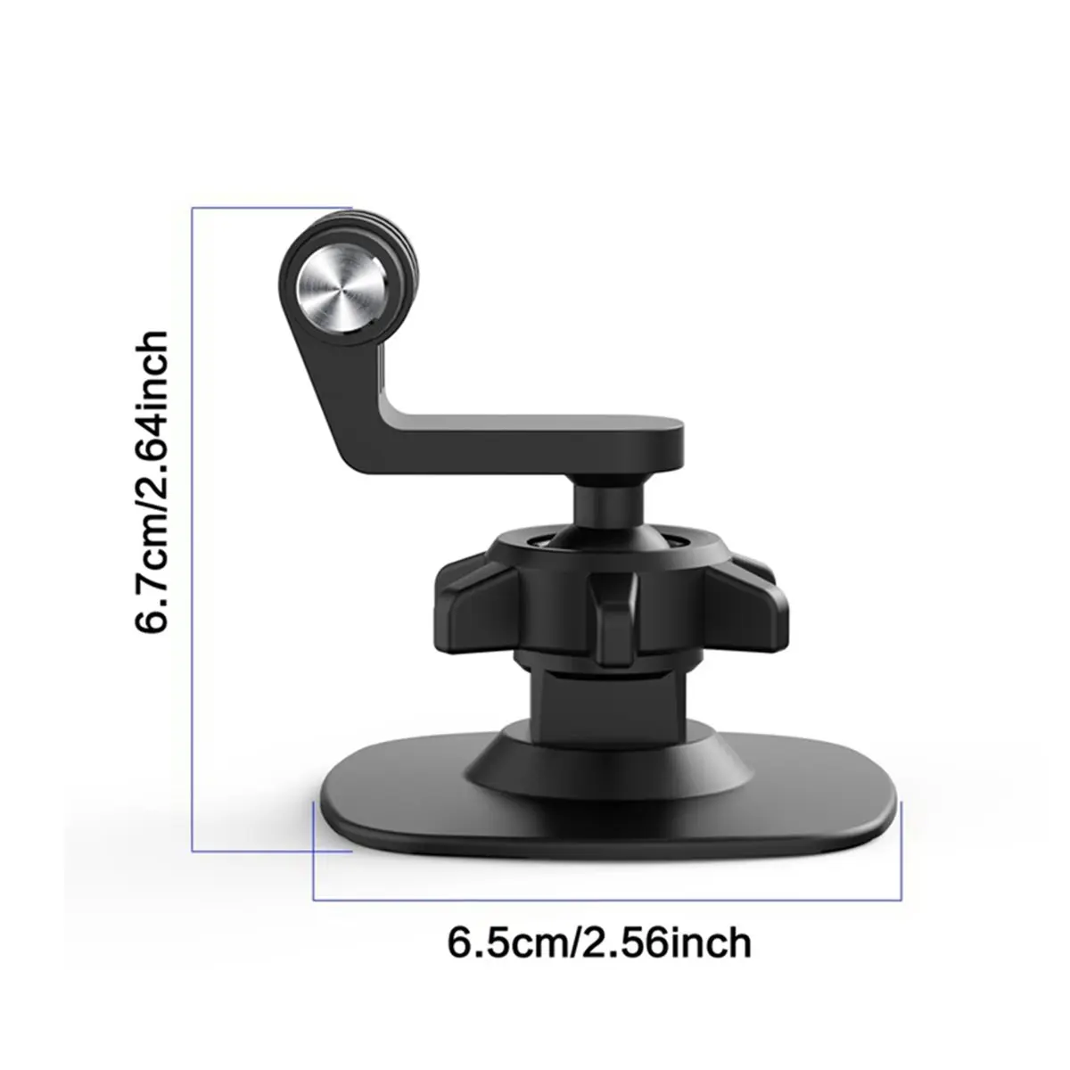 A73T Action Camera Flexible Adaptive Fixed Base for Insta360 Helmet Mounting Bracket for Insta360X5 Sports Camera Motorcycle