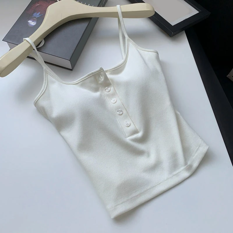 Y2k Women's Tops Backless Crop Top Sleeveless Cute Knitted Tank Top Summer Cropped Vest Female Clothing Tee Shirt image 5