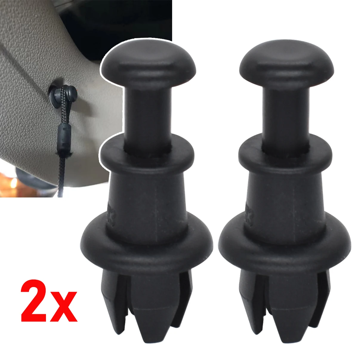 1 Pair For Skoda Citigo Fabia NJ Kamiq Karoq Octavia 5E Rapid Superb Scala Parcel Shelf String Clips Holder Pivot 1M6867574A