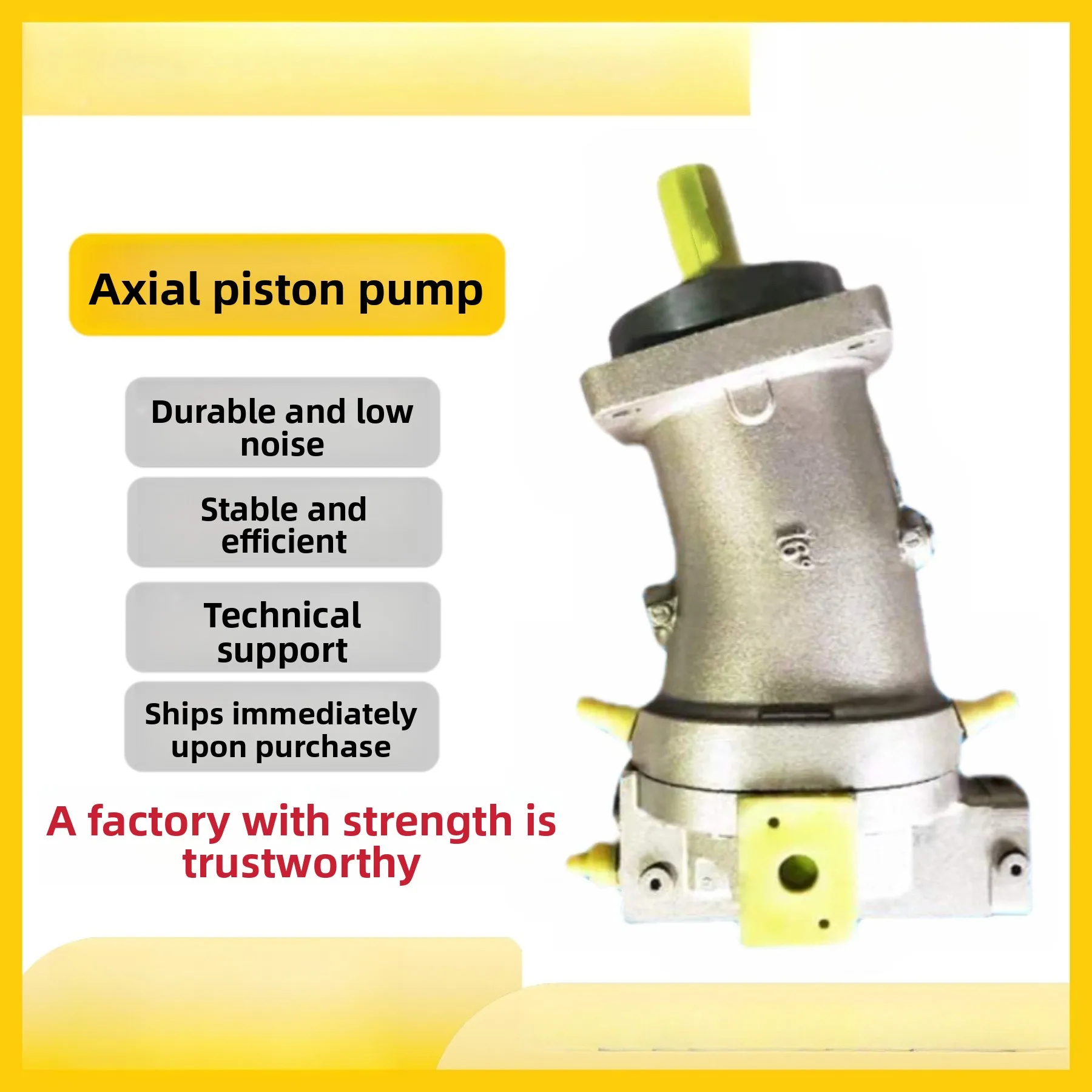To the plunger pump hydraulic pump marine industrial motor
