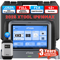 XTOOL IP919 MAX ECU Programmer J2534 Programming Car Diagnostic Tools 42+ Resets Automotive Scanner Intelligent Topology FCA