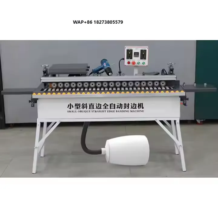 Fully Automatic PVC Bevel Edge Banding Machine for Wood Based Panels for Floor Board Process Small Cnc Woodworking Machinery