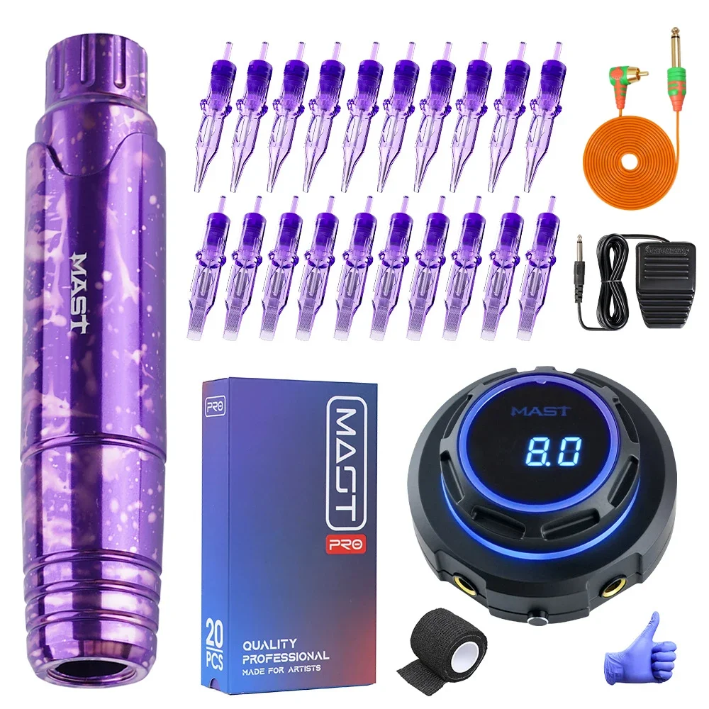 YyhcDragonhawk Battery Pen Purple Color For Permanent Tattoo And Make Up Mast P10