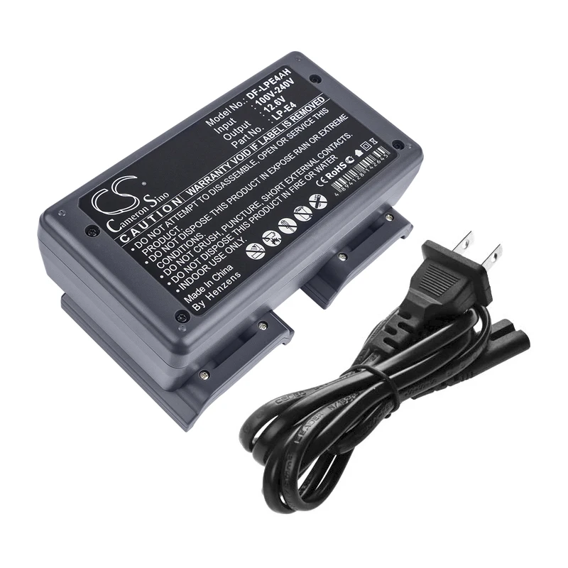 CS Camera Charger for Canon EOS-1D MarkIII 1D Mark IV 580EX 580EX-II 550EX 540EZ 1DS Mark 3 1DX Fits LP-E4 E4N 1895B002 LC-E4