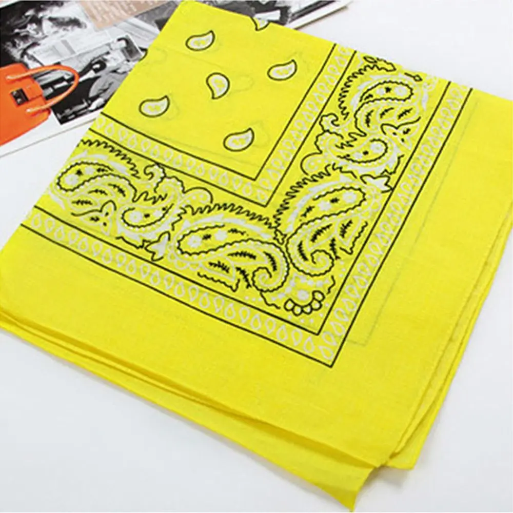 High New Handkerchief Paisley Scarf Wristband Neck Handkerchief Bandana Head Wrap