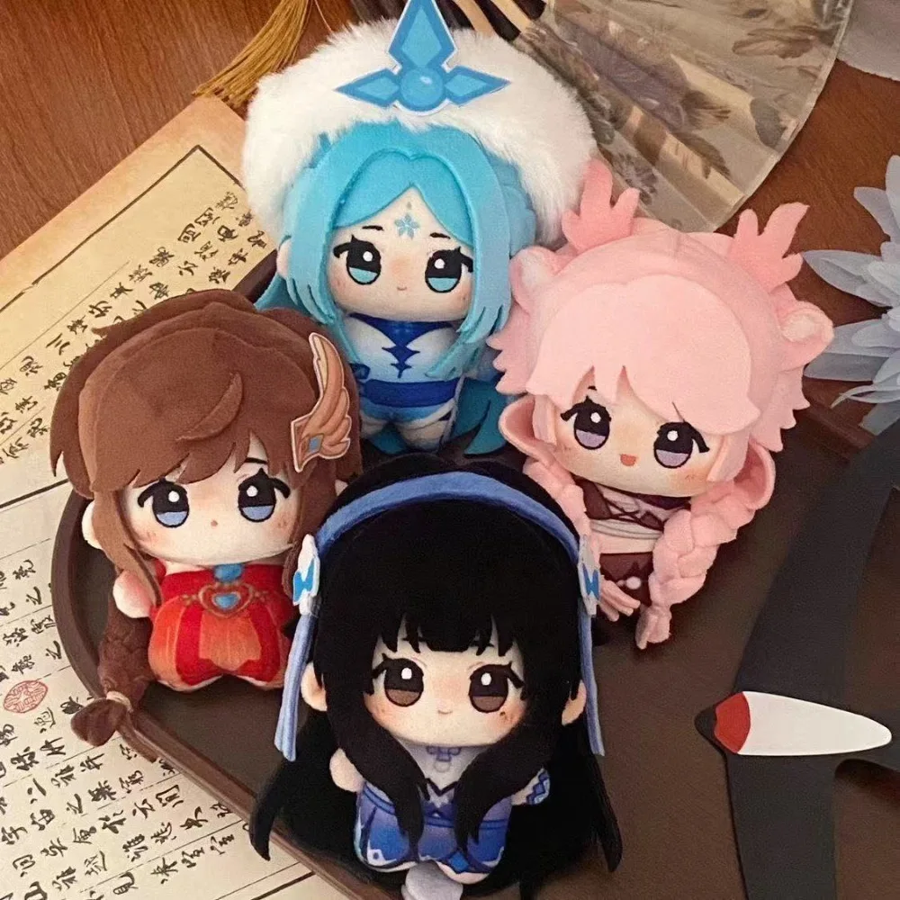 10cm Keychain Honor of Kings Peripheral Cute Backpack Hanging Decorations Plush Doll Pendant Fan Home Jewelry Accessory Gift