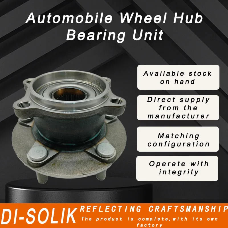 

DI-SOLIK Auto Car Parts 4WD Rear Wheel Hub Bearing Assembly KD35-26-15XB KR14-26-15X KD35-26-15XC VKBA7652 HA590495 for MAZDA