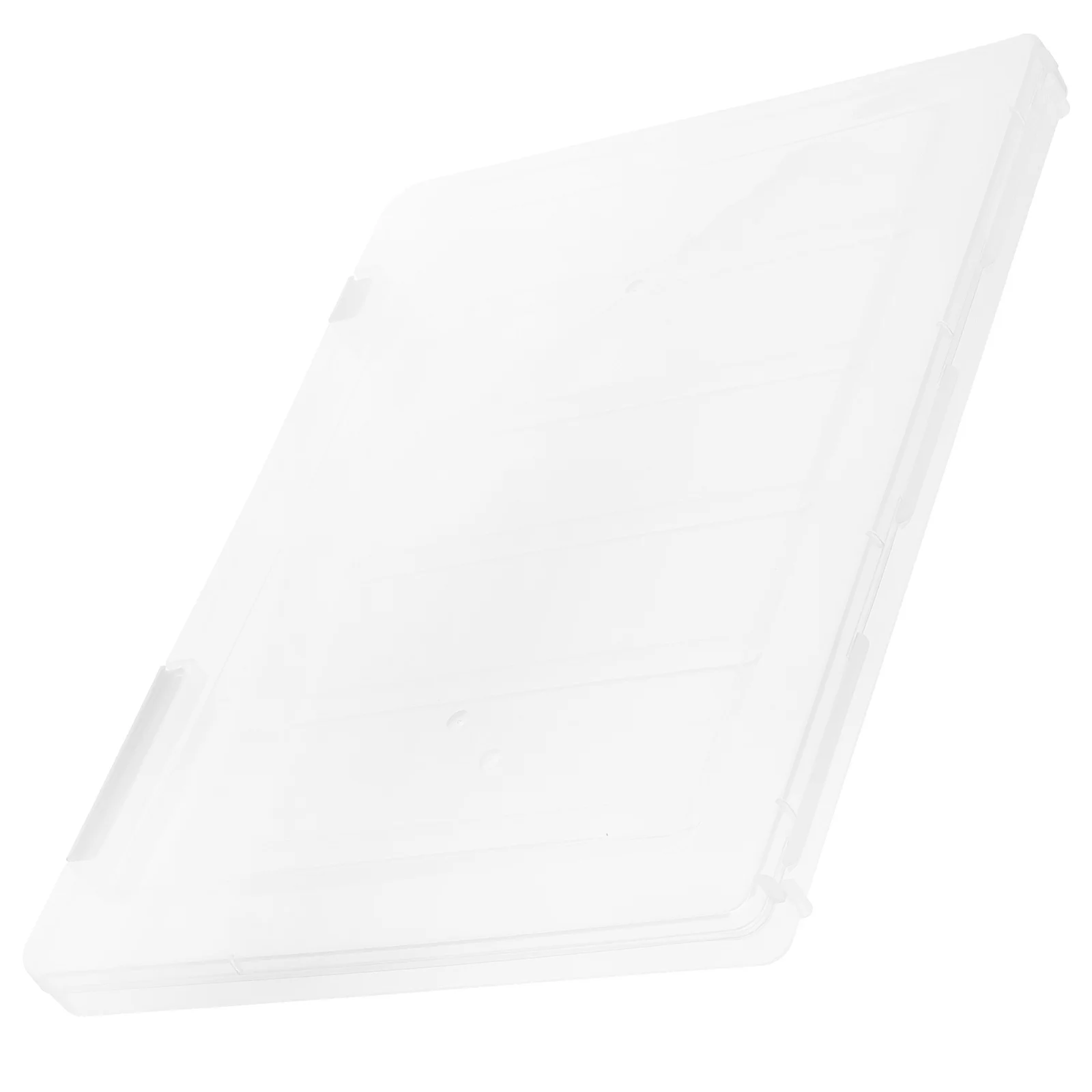 صندوق منظم الملفات الورقية الشفاف مقاس A4 لشهادات إيصالات المستندات وحامل المستندات المكتبي المحمول وخفيف الوزن #3