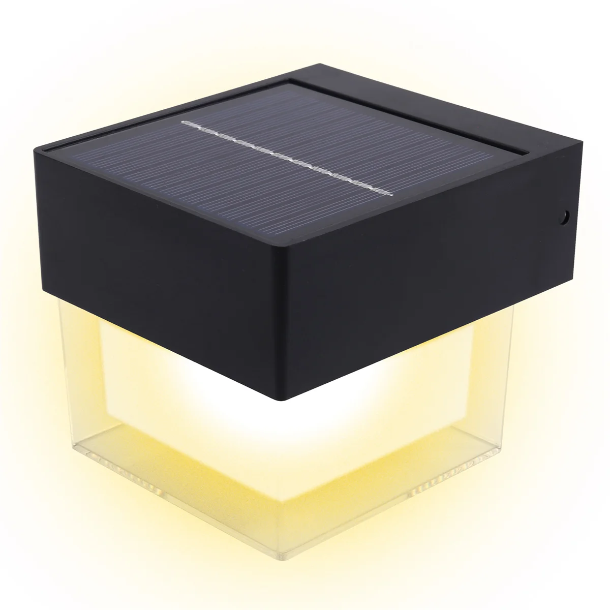 BAAU Outdoor Solar Waterproof Wall Lights Street Porch Garden Lights Corridor Landscaping Decorative Lights Quadrate