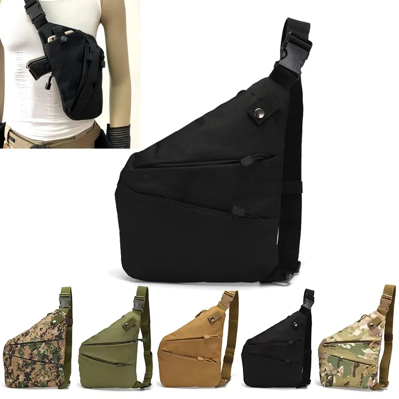 

Small Anti-theft Crossbody Bags For Men Soft Thin Men's Bag Sling Belt Pauch Security Male Short Trip Holster Tactical Pocket