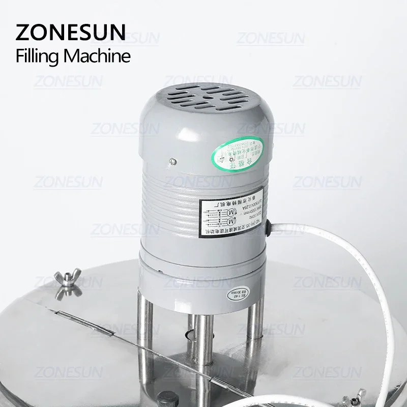 ZONESUN أحمر الشفاه التدفئة اثارة ماكينة حشو مع خلط هوبر سخان خزان الساخن للشوكولاتة تلوين اليدوية الصابون تصفية