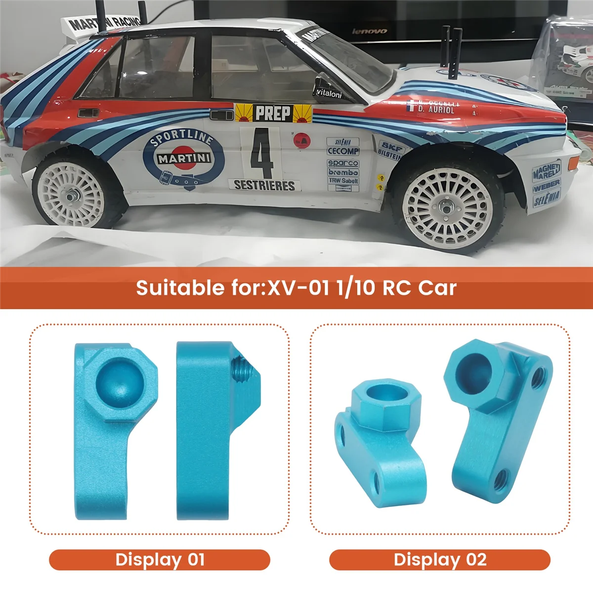 ABZW 2 шт. металлическое заднее отдельное крепление подвески для Tamiya XV-01 XV01 1/10 RC автомобиль модернизирует детали аксессуары