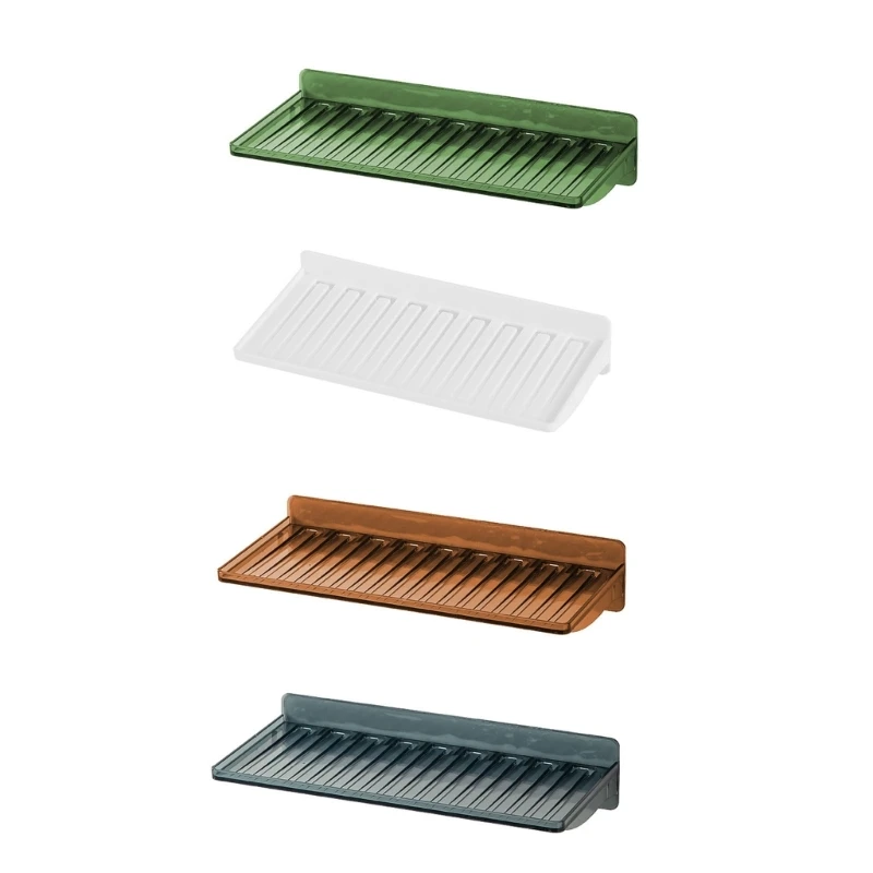 

Wall Mount Perforated Free Bathroom Storage Rack Multifunction Organization Rack Accessory for Kitchen Bathroom