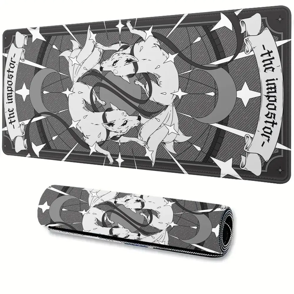 

Large Cartoon Desk Mat Fox Mouse Pad Desk Protector Gaming Mousepads Office Table Decor Keyboard Long Pad Computer Gamer Mat