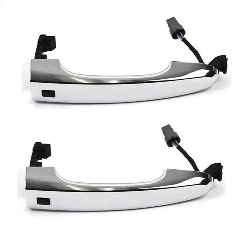ABTC-2Pcs 826512P710 Universal Front Door Left + Right Exterior Door Handles Smart Key Door Handle For Kia Sorento 2013 2014