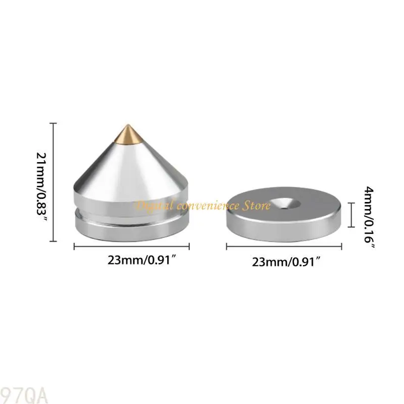 97QA Universal Gload -głośniki Izolacja Stopy Podkładki bazowe stożkowe maty odporne na maty Wysoka konfiguracja