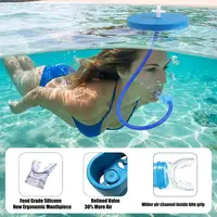 Foldable Snorkel Breathing Tube Anti Choking Design 1-3m Full Dry Diving Snorkeling Equipment for Swimming Training Soft Tube 3