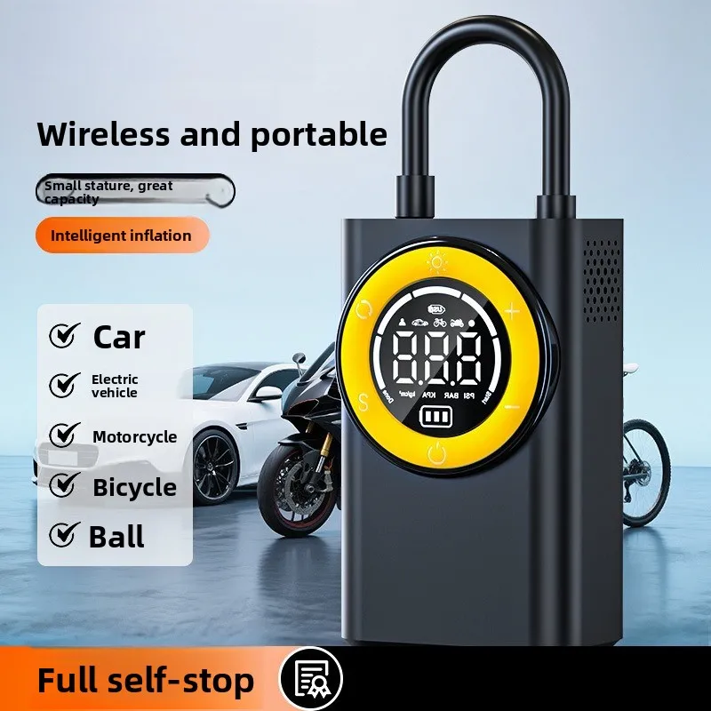 

Новый автомобильный беспроводной воздушный насос, электрический мощный автомобильный насос для шин, портативный автомобильный воздушный насос, мини-портативный