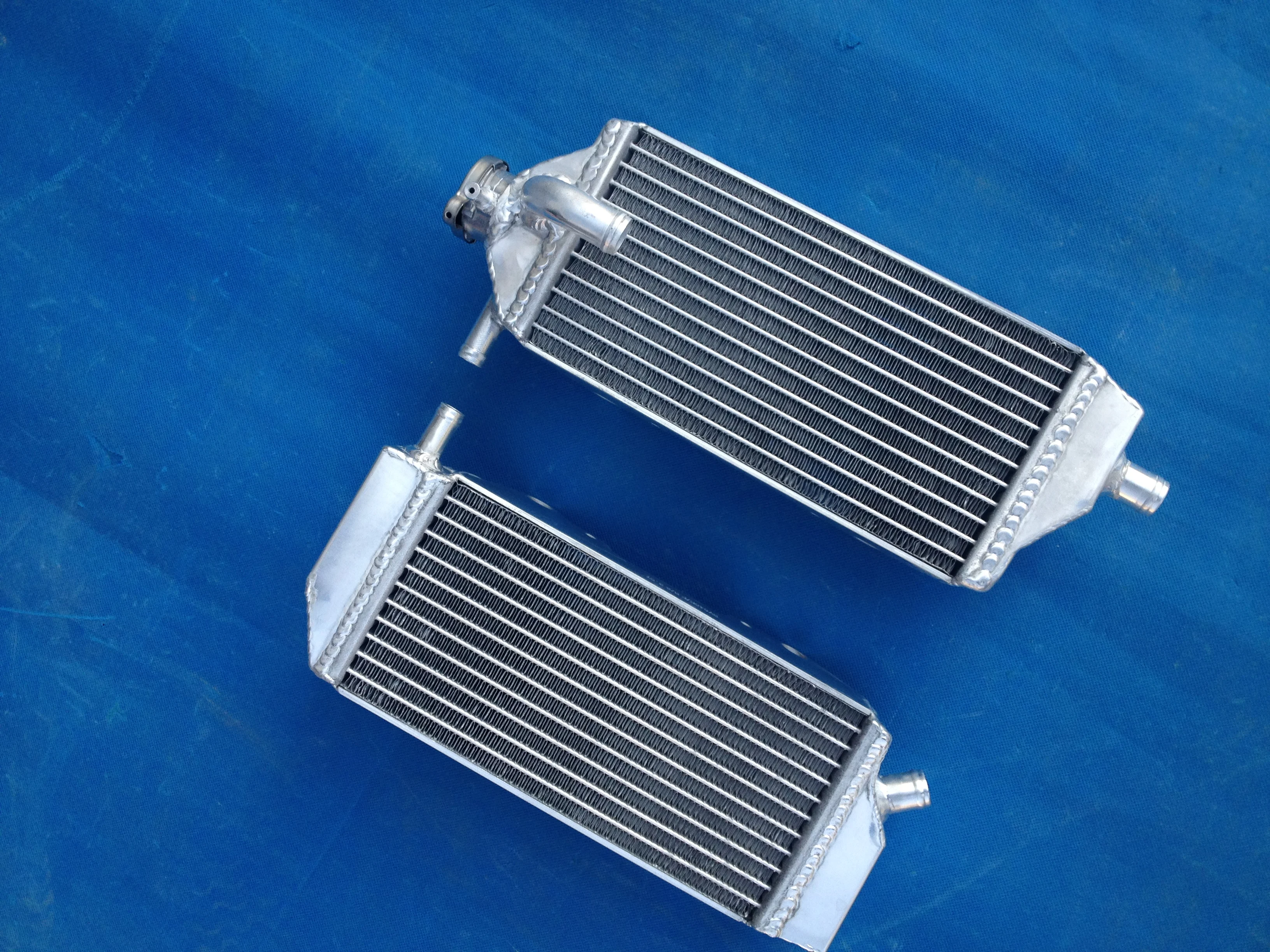 For 2014-2018 Yamaha YZ250F YZ450F YZ 250 450 F Aluminum Radiator Cooler Cooling Coolant 2014 2015 2016 2017 2018