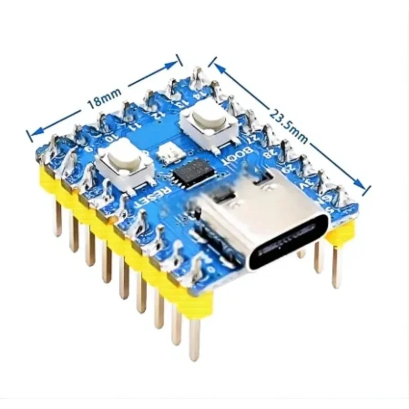 1-10 Uds RP2040-Zero RP2040 microcontrolador Raspberry Pi PICO módulo de placa de desarrollo Dual-core Cortex M0 + procesador 2MB Flash