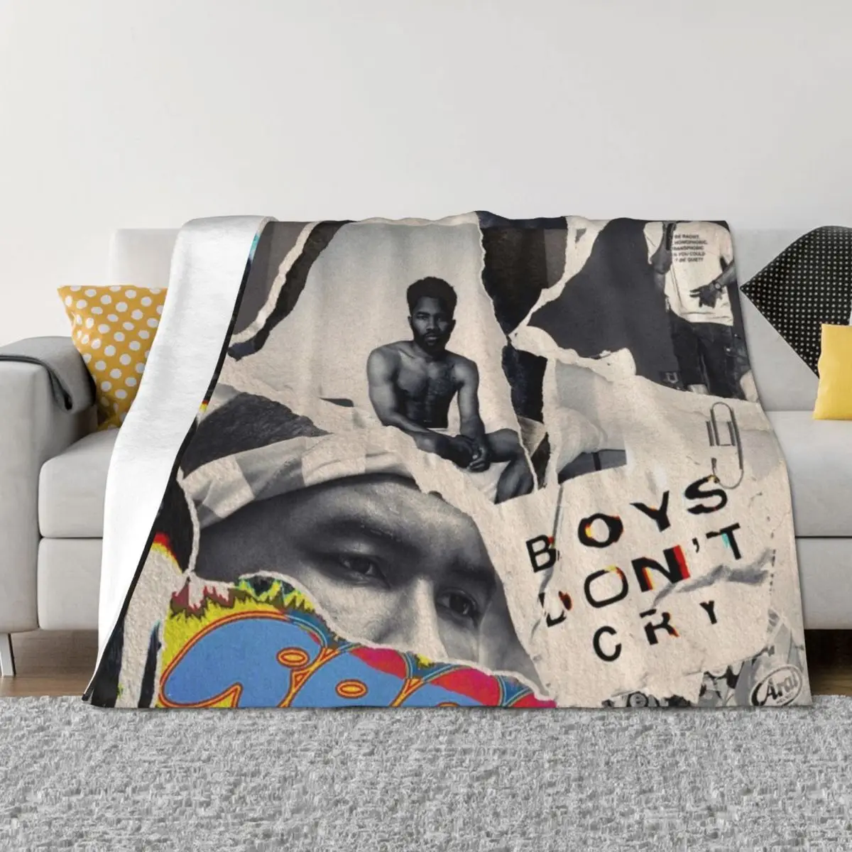 

Frank Ocean In My Room Artwork. Stickers, Posters, Etc. Throw Blanket Polar Camping Sofa blankets ands Blankets