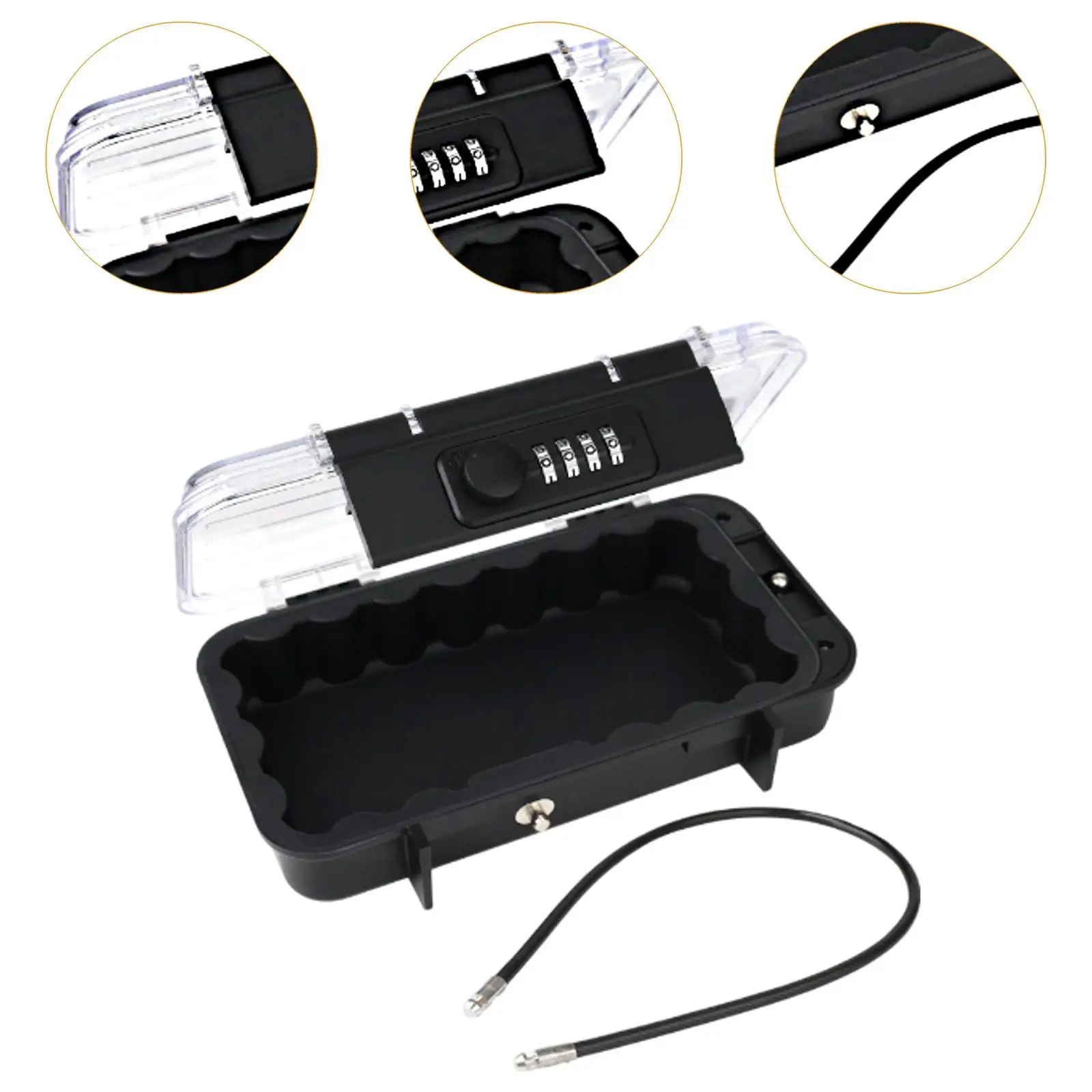 Key Lock Box Versatile Hanging Key Lockbox for House Keys Door Knob Outdoor