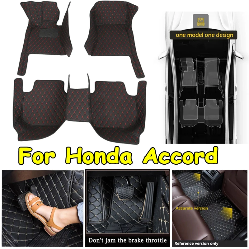 

WYM пользовательские автомобильные коврики для Honda Accord 6, 7, 8, 9, 10, 11, 1997-2023, автомобильные ковры, аксессуары для ног