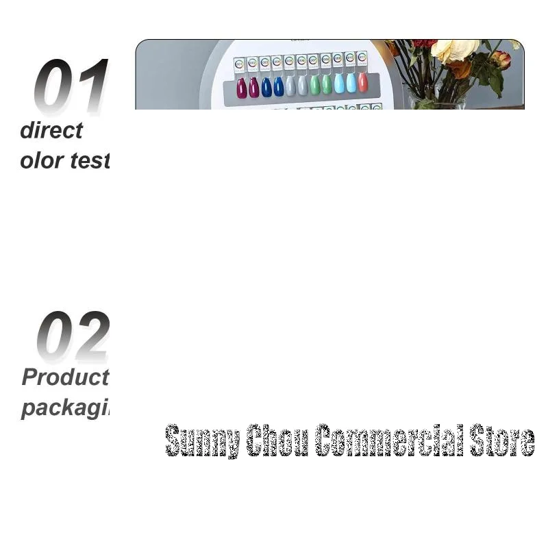 مجموعة واحدة من لوحة ألوان الأظافر الأكريليك الفاخرة، أطراف أظافر مغناطيسية، لوحة عرض، بطاقة ألوان مقارنة مع ملصقات أرقام لصالون الأظافر