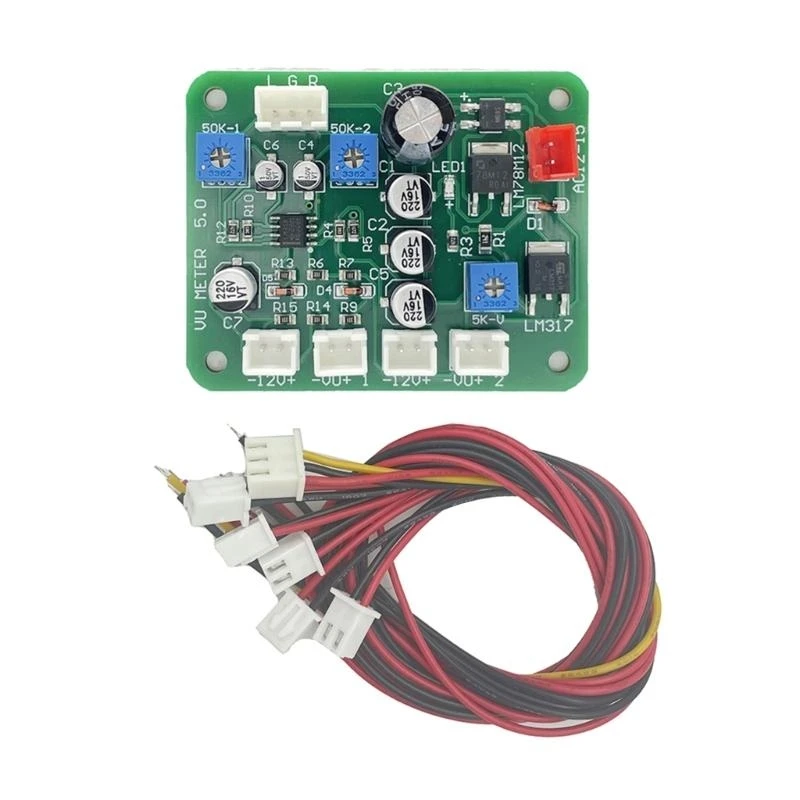 K0EA Accurate Sound Meter Monitor & Adjust Sound VU Meter Driver Board VU Meter set
